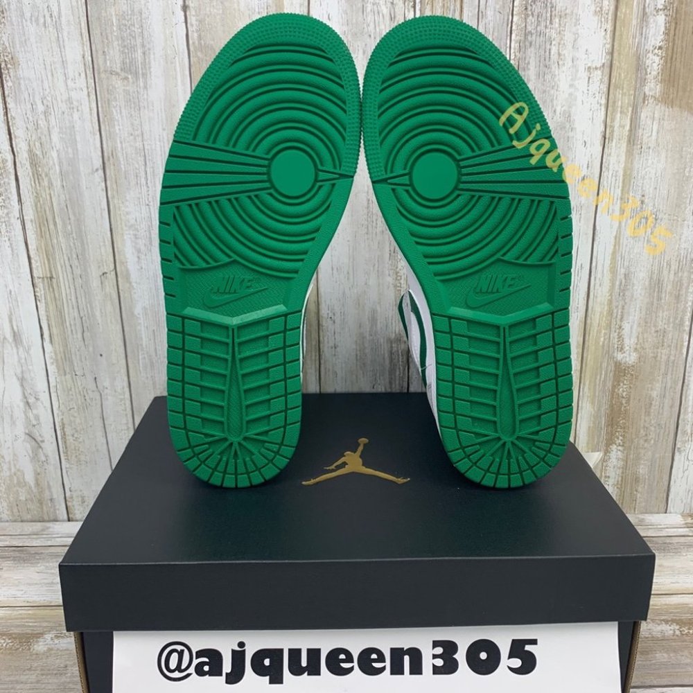 Air Jordan 1 Mid Smoke Grey Green - Picture 6 of 6